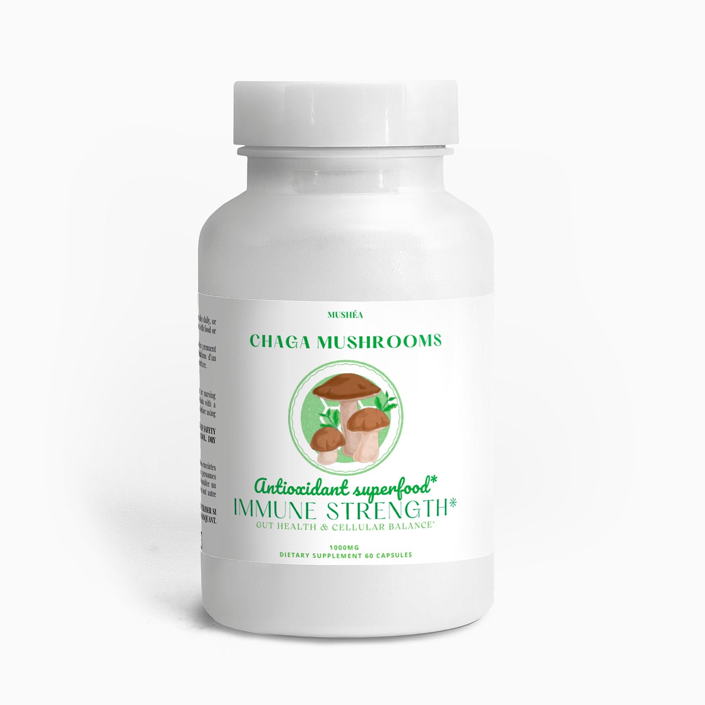 Chaga Mushroom Capsules for Antioxidant & Immune Support