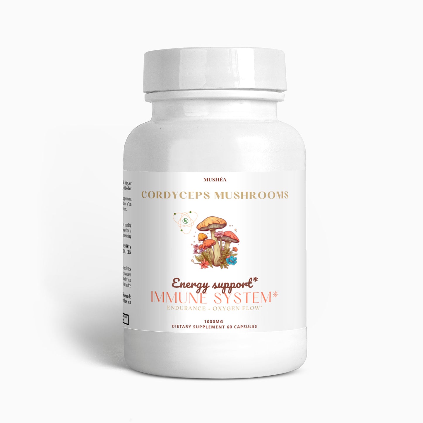 Cordyceps Mushroom Capsules for Energy & Endurance Support