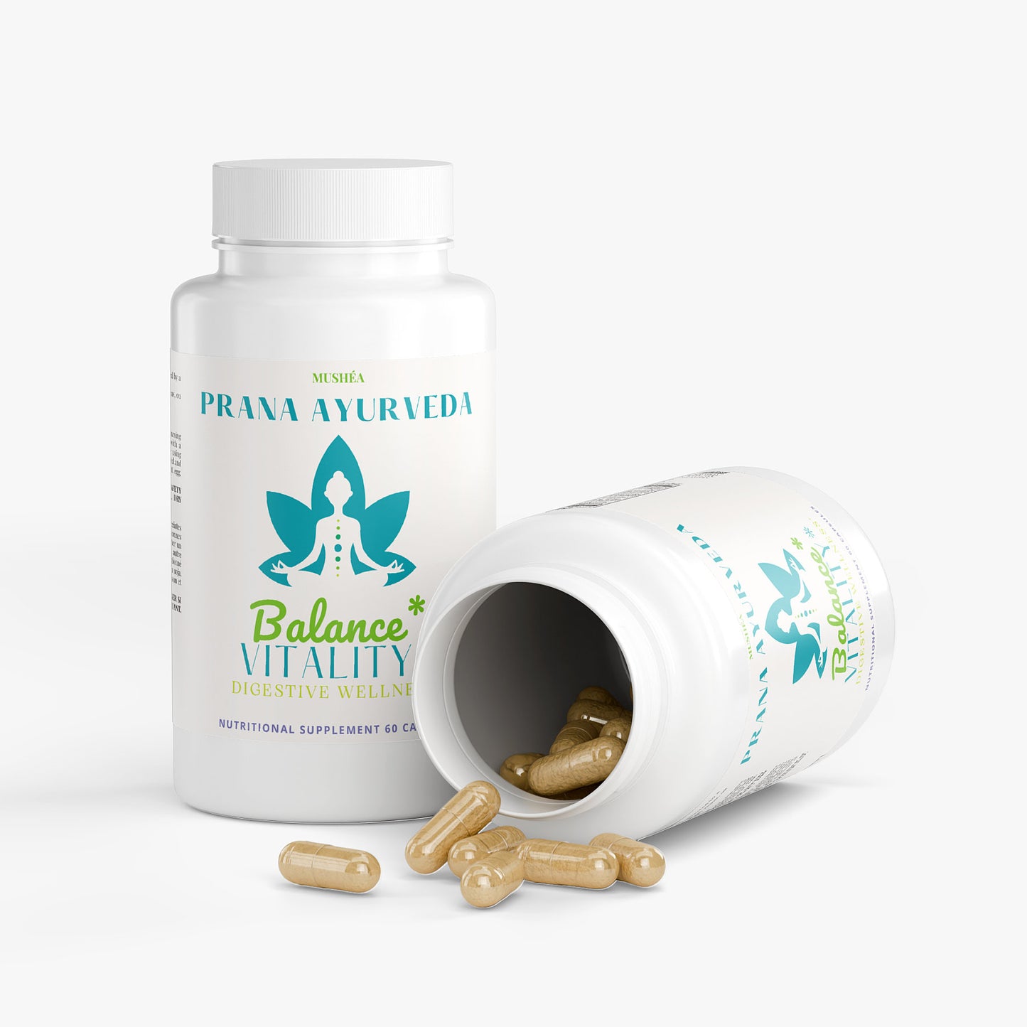 Ayurvedic Herbal Capsules for Stress, Digestion & Energy Support
