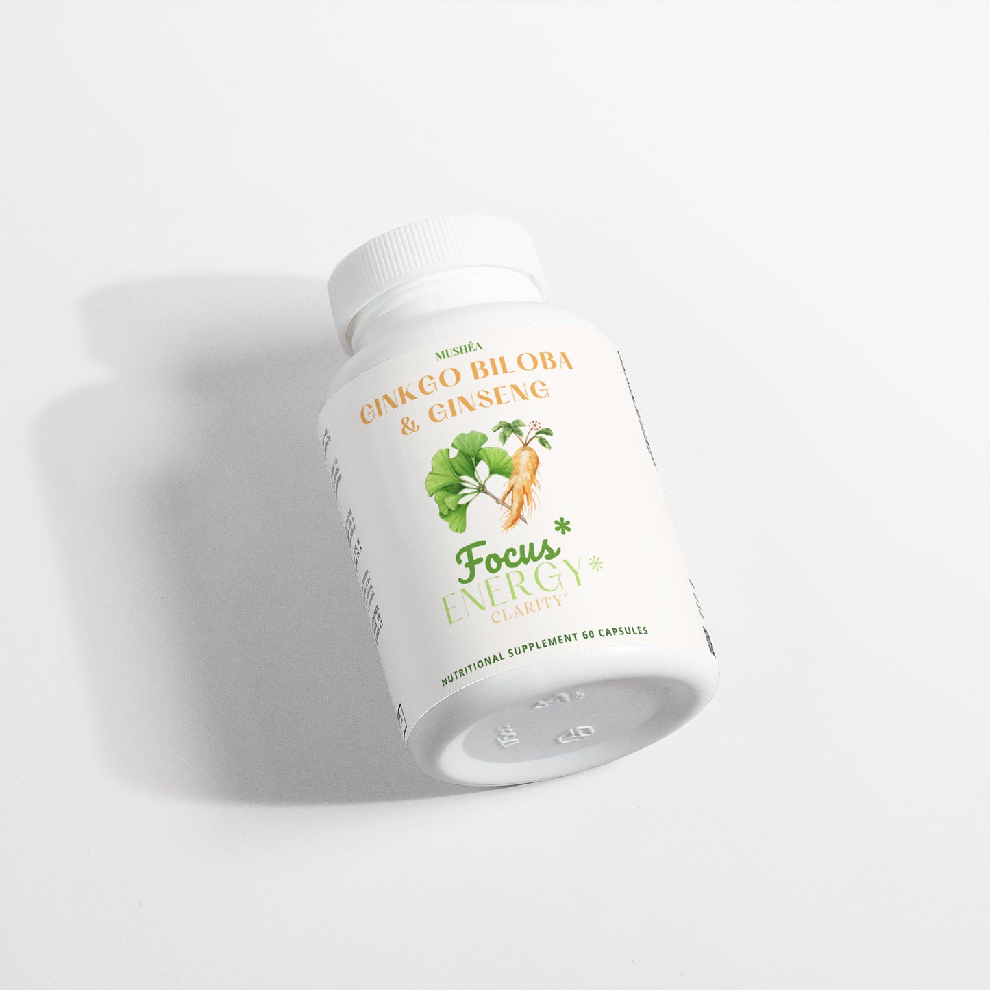 Brain Focus & Memory Support Capsules with Ginkgo & Ginseng