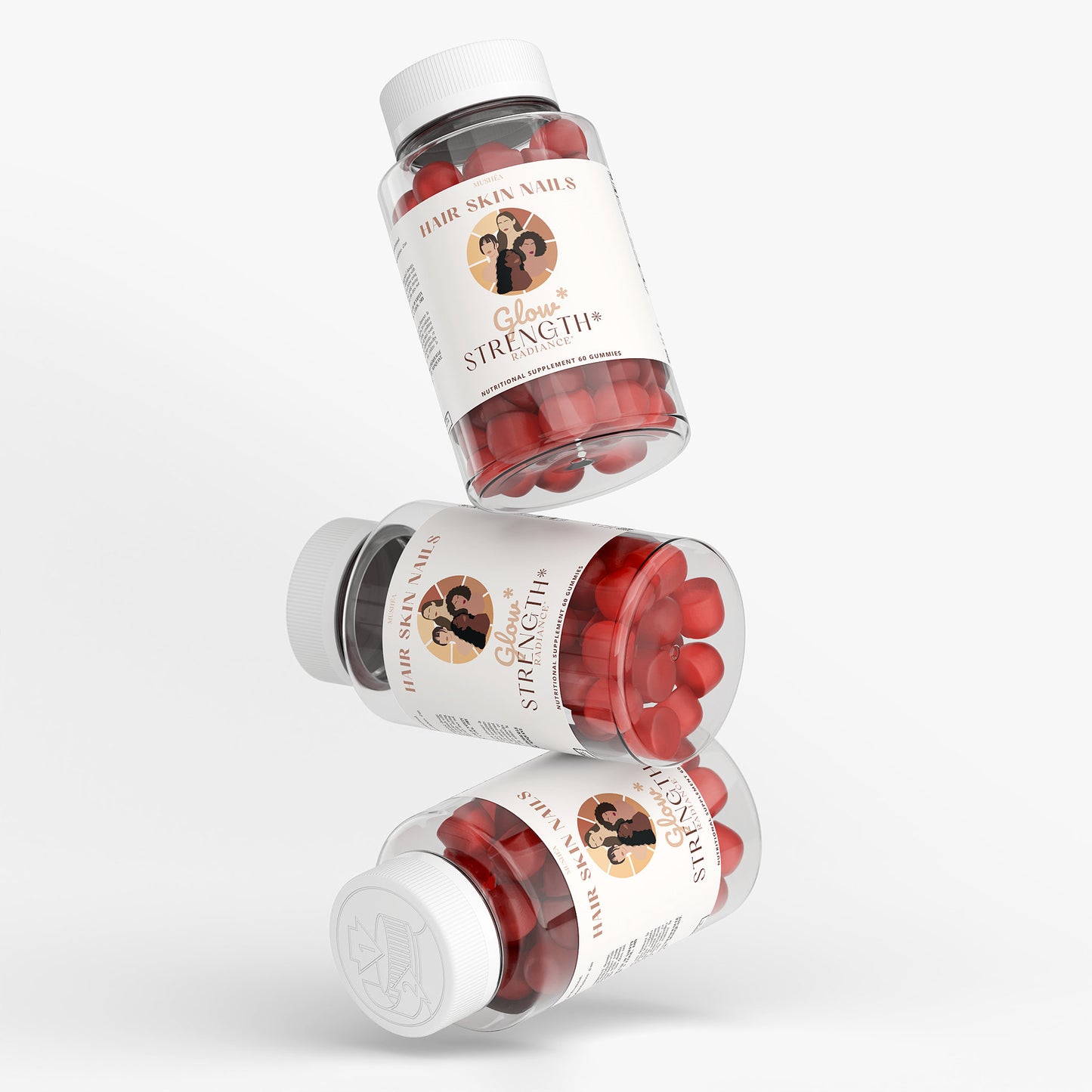 Gummies pour cheveux, peau et ongles à la biotine et aux vitamines