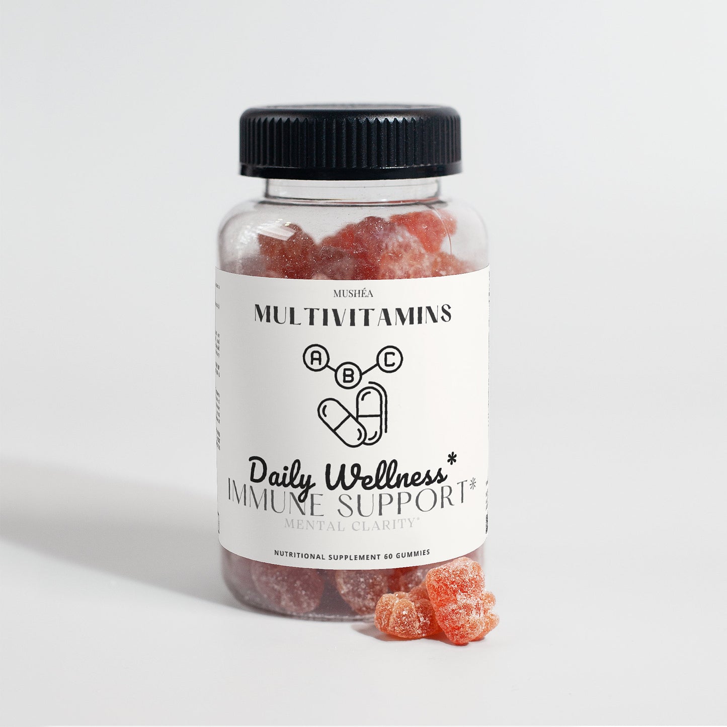 Gummies multivitaminés quotidiens pour l'énergie et le soutien immunitaire