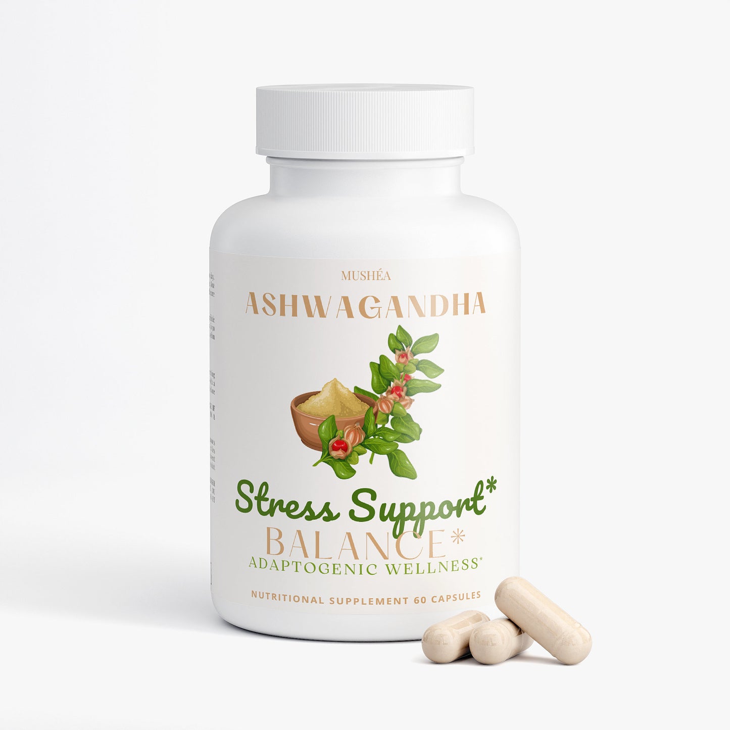 Ashwagandha Capsules for Stress Relief, Calm & Daily Balance