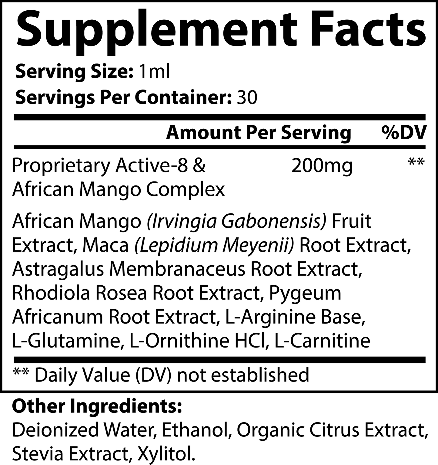 African Mango Drops for Metabolism & Appetite Support