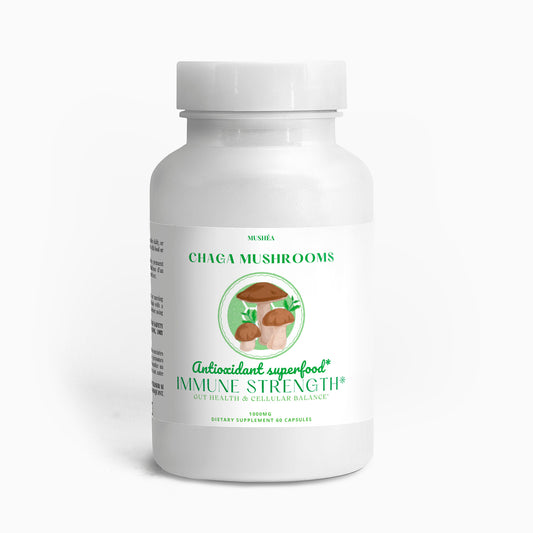 Chaga Mushroom Capsules for Antioxidant & Immune Support
