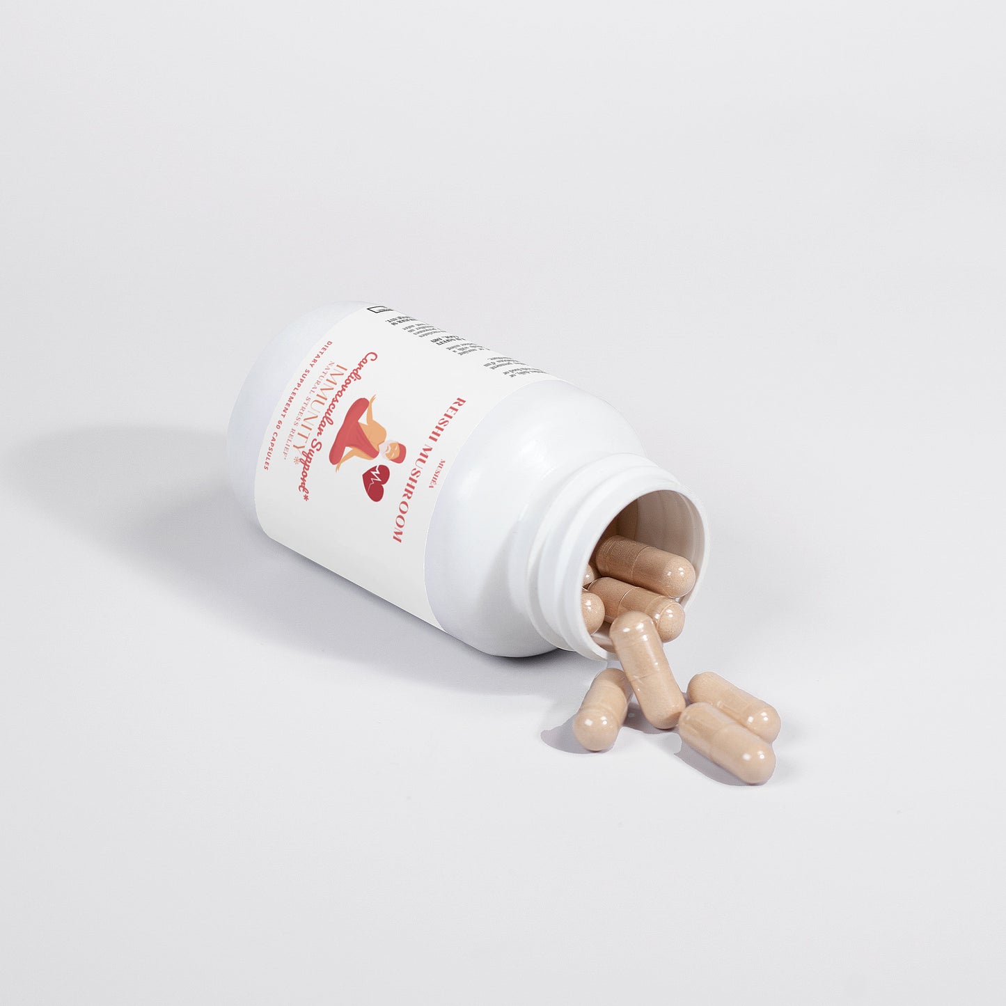 Capsules de champignons Reishi pour soulager le stress et se détendre