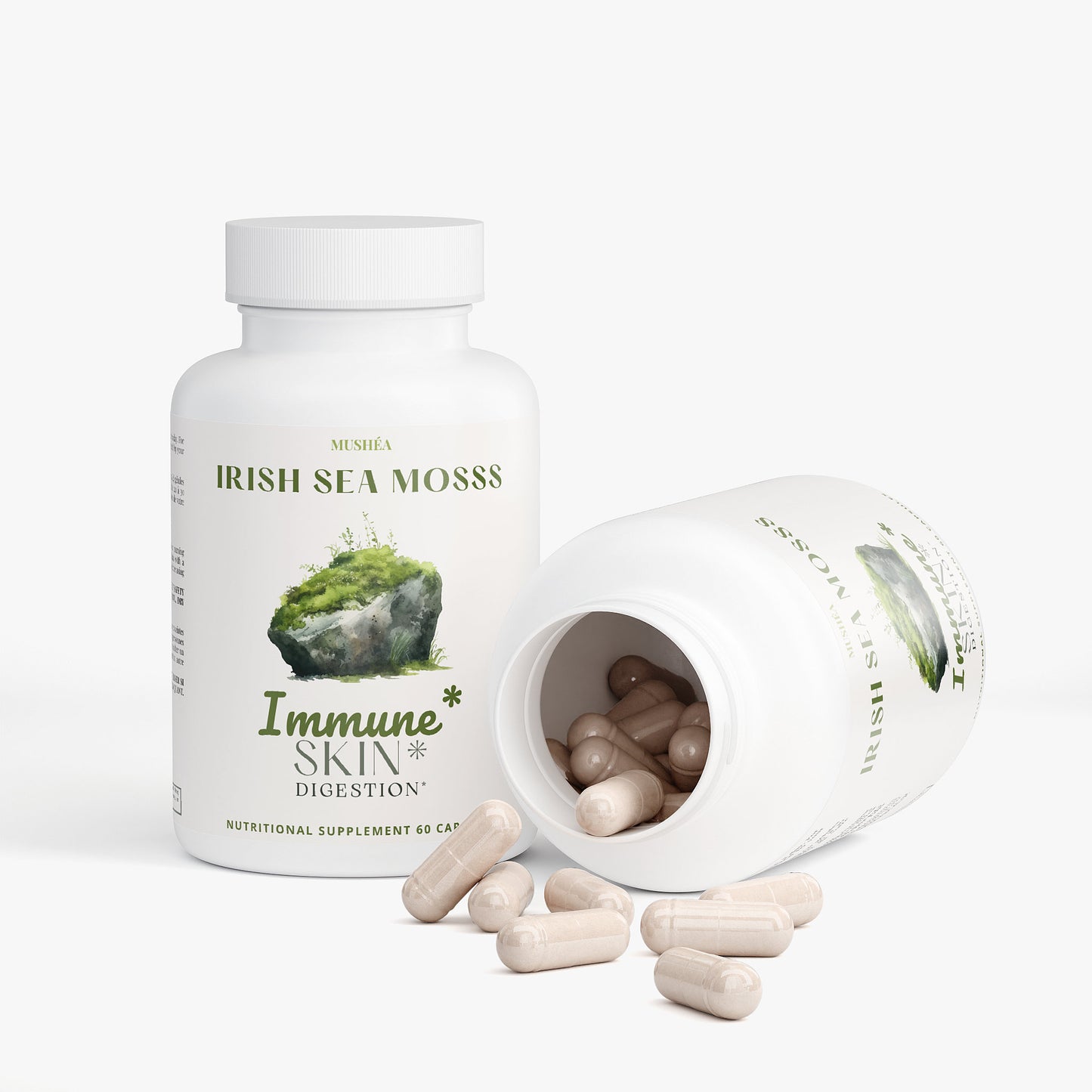 Sea Moss Capsules for Skin Glow, Immunity & Gut Health