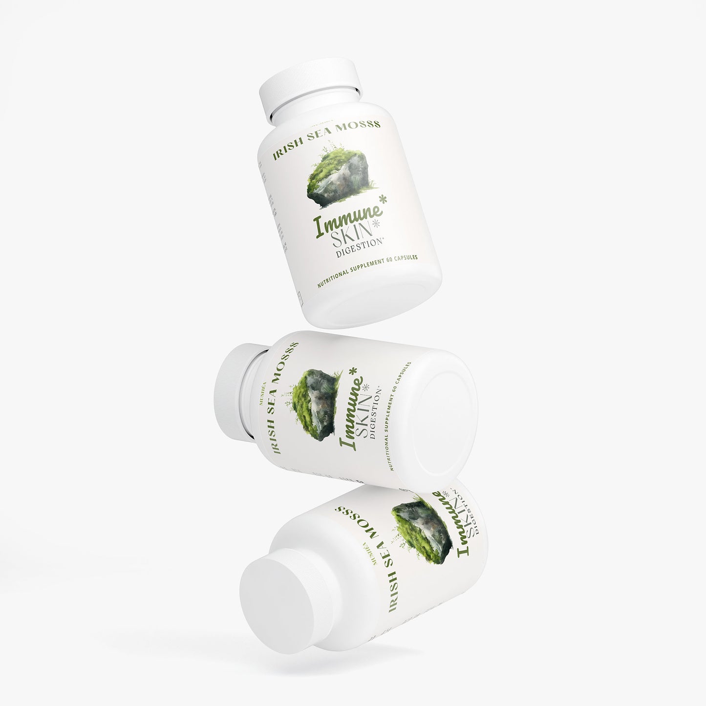 Sea Moss Capsules for Skin Glow, Immunity & Gut Health