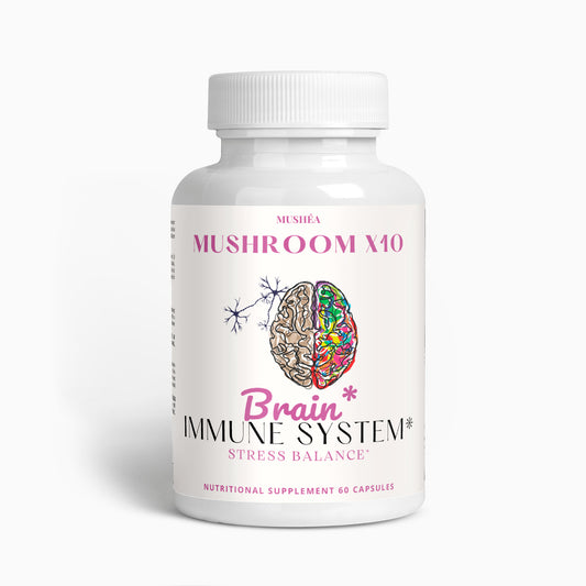 10 Mushroom Complex Capsules for Focus, Immunity & Energy Support