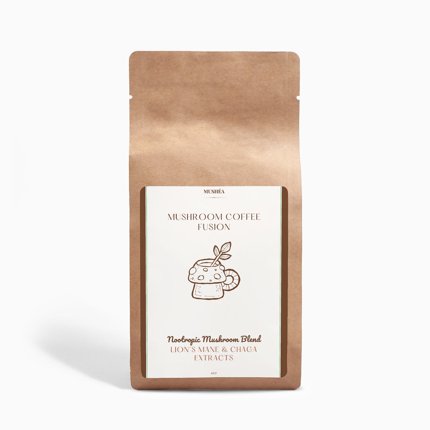 Café aux champignons, crinière de lion et cordyceps – Mélange concentration et énergie – 113 g