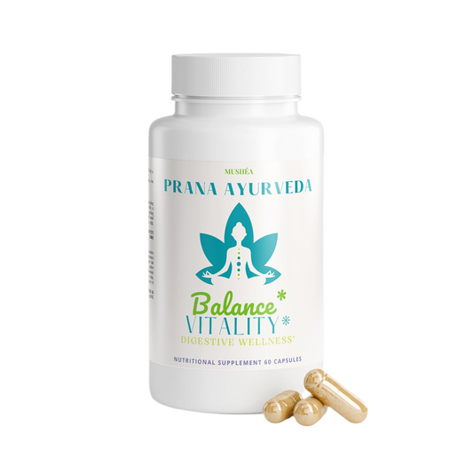 Ayurvedic Herbal Capsules for Stress, Digestion & Energy Support
