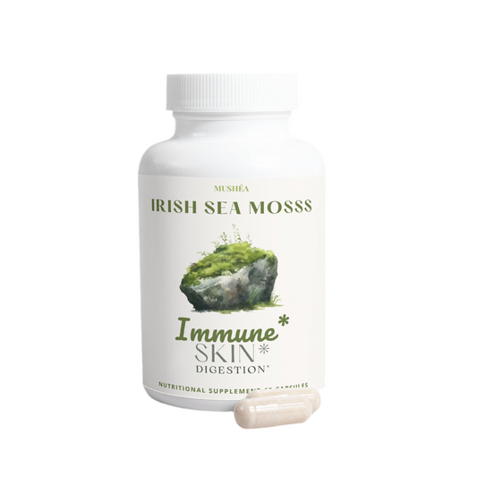 Sea Moss Capsules for Skin Glow, Immunity & Gut Health